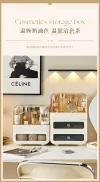Y169-129 Cosmetics Storage Box, Cosmetics Box, Desktop Storage Cabinet, Item Organization Box, Cosmetics Storage cabinet Specification image